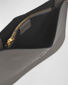 Tara Small Hobo Crossbody in Grained Leather