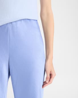 Fluid Bias-Cut Crushed Satin Pants