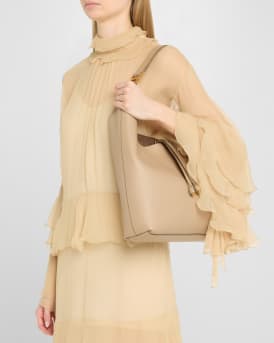Marcie Hobo Bag in Grained Leather
