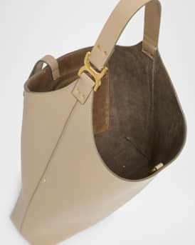 Marcie Hobo Bag in Grained Leather