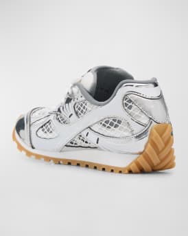 Orbit Metallic Net Runner Sneakers