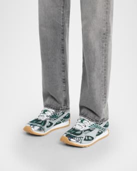 Orbit Metallic Net Runner Sneakers