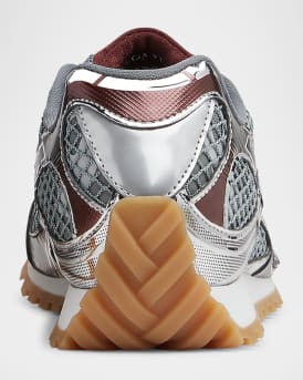 Orbit Metallic Net Runner Sneakers