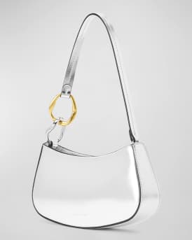 Ollie Crackeld Metallic Shoulder Bag