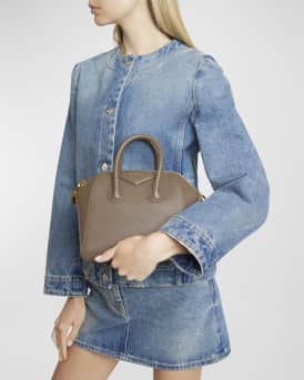 Antigona Small Top Handle Bag in Grained Leather