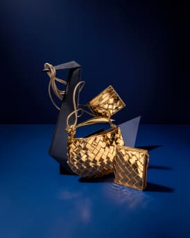 Intrecciato Credit Card Case
