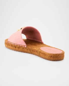 DG Medallion Napa Espadrille Sandals