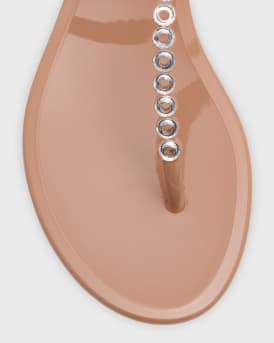 Almost Bare Crystal Jelly Slingback Sandals
