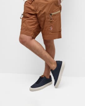 Men's Monclub Nubuck Low-Top Sneakers