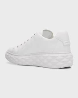 Diamond Leather Low-Top Sneakers