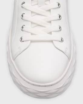 Diamond Leather Low-Top Sneakers