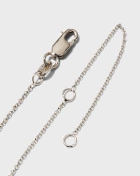 18k Diamond Square-Set Cross Pendant Necklace