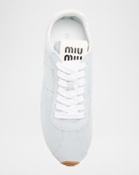 Suede Bicolor Retro Trainer Sneakers