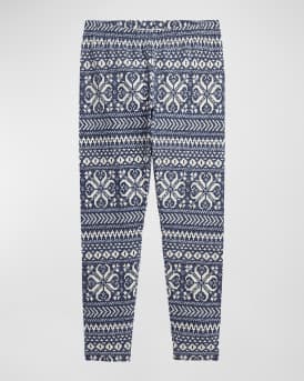 Fair isle print leggings hotsell