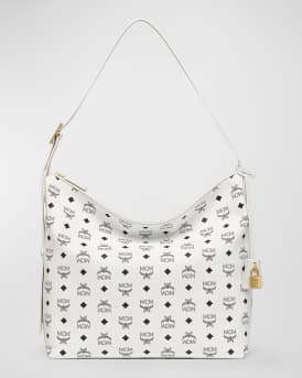 Aren Visetos Monogram Hobo Bag