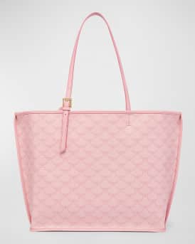 Lauretos Monogram Canvas Shopper Tote Bag