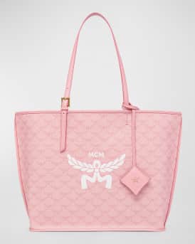 Lauretos Monogram Canvas Shopper Tote Bag