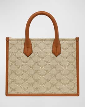 Lauretos Monogram Canvas Tote Bag