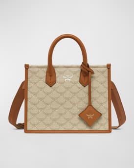Lauretos Monogram Canvas Tote Bag