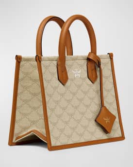 Lauretos Monogram Canvas Tote Bag