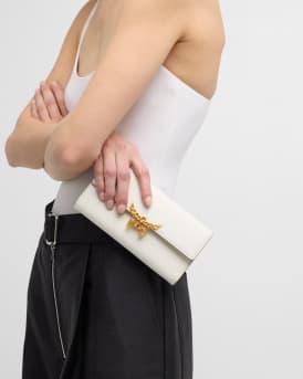 Laurel Leather Wallet on Chain