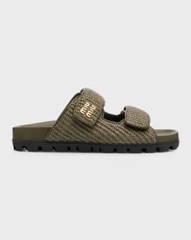Raffia Dual-Grip Comfort Sandals