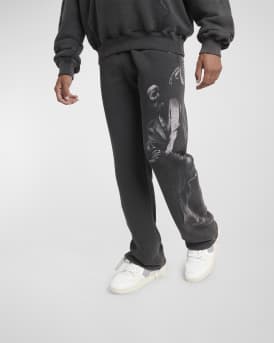 Men's Slim Out Of Office Mesh and Leather Low-Top Sneakers