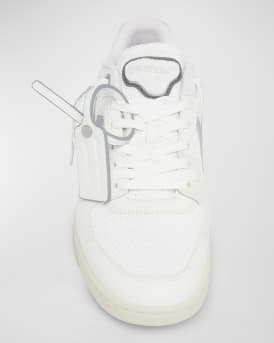 Men's Slim Out Of Office Mesh and Leather Low-Top Sneakers