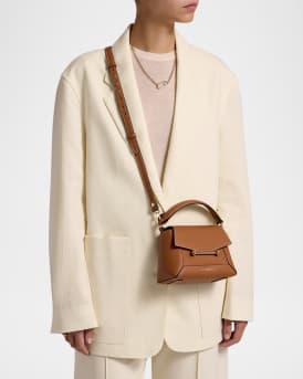 Mosaic Nano Leather Top-Handle Bag