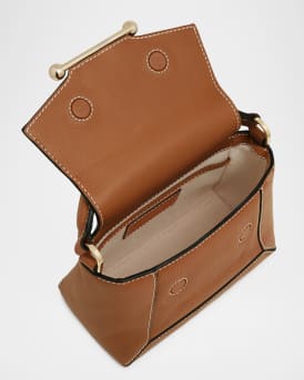 Mosaic Nano Leather Top-Handle Bag