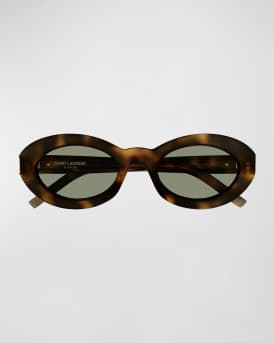 YSL Acetate Oval Sunglasses 
