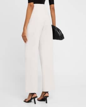 High-Waist Cotton Bias Pants
