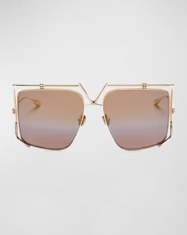 V-Light Rockstud Titanium Square Sunglasses