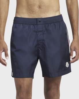 Men's Classic Side-Stripe Swim Shorts