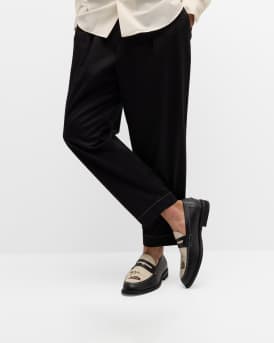 Men's Wilde Vegas Strip Leather Penny Loafers
