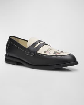 Men's Wilde Vegas Strip Leather Penny Loafers
