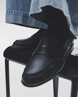 Carter Calfskin Penny Loafers