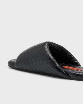 Bubble Vegan Woven Slide Sandals