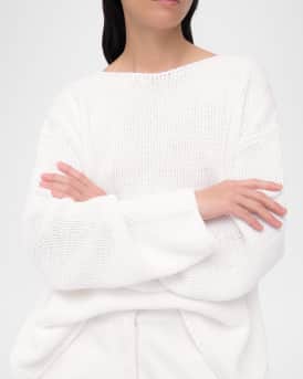 Draped Knit Sweater