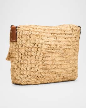 Summer Night Medium Raffia Crossbody Bag