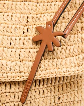 Summer Night Medium Raffia Crossbody Bag