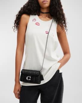Tabby Quilted Pillow Leather Wristlet