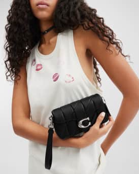 Tabby Quilted Pillow Leather Wristlet