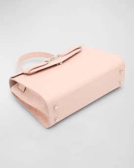 Medusa 95 Croc-Embossed Top-Handle Bag