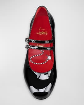 Girl's Jane Patent Leather Ballerina Shoes, Toddlers/Kids 