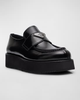 Flatform Leather Loafers