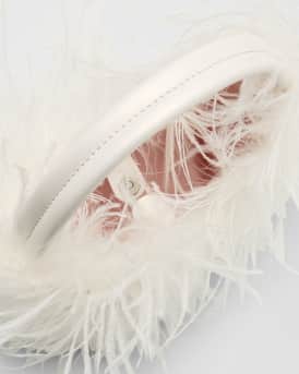 Dusty Mini Feather Hobo Bag