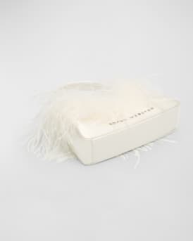 Dusty Mini Feather Hobo Bag