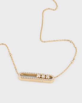 MOVE PAVE DIAMOND NECKLACE
