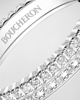 Quatre 18K White Gold Radiant Edition Diamond Band Ring